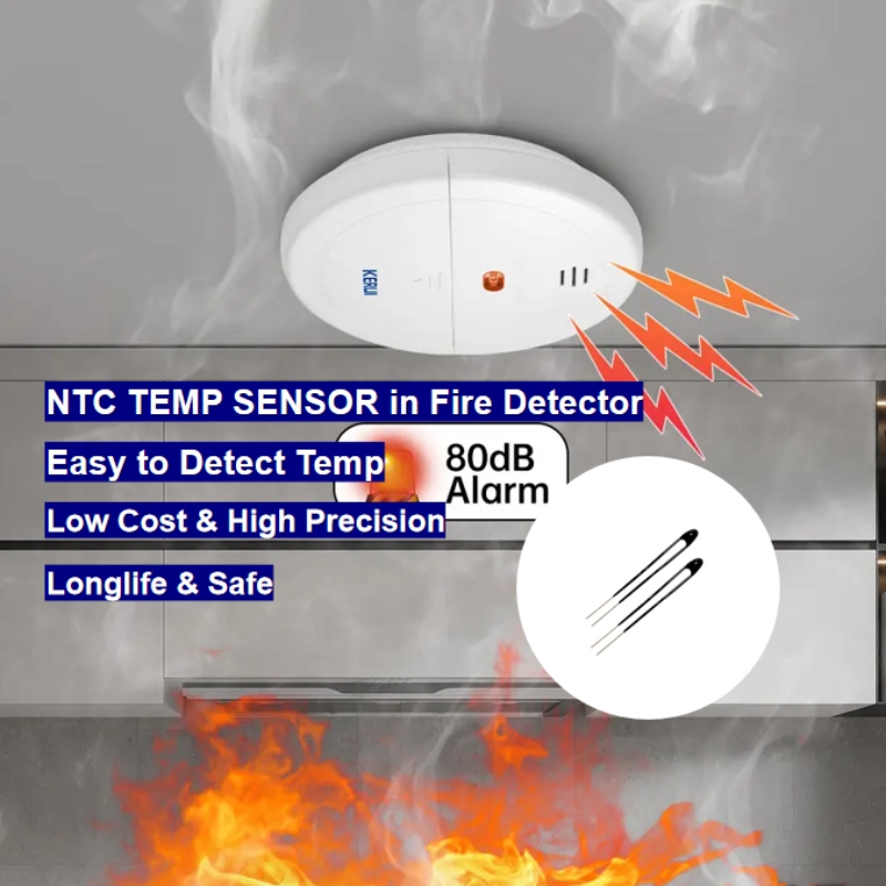 NTC -thermistortemperatuursensor in branddetector