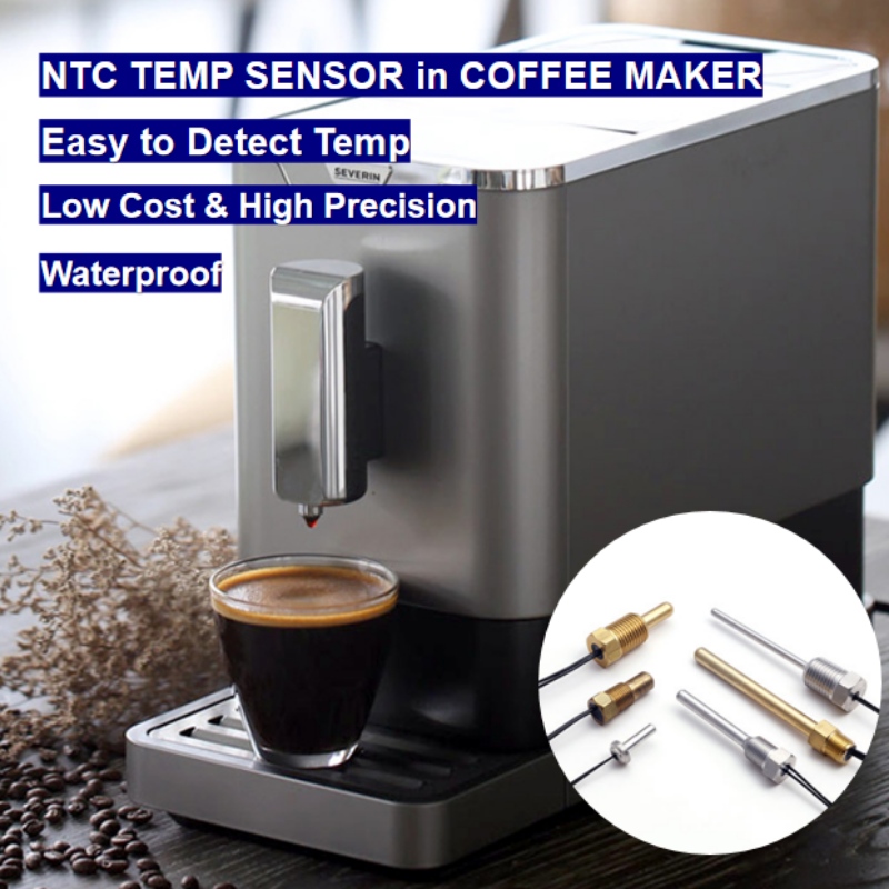 NTC -thermistortemperatuursensor in koffiezetapparaat
